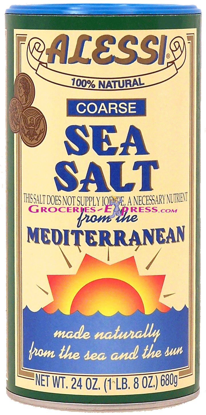 Alessi  100% natural mediterranean sea salt coarse crystals perfect for grinders Full-Size Picture